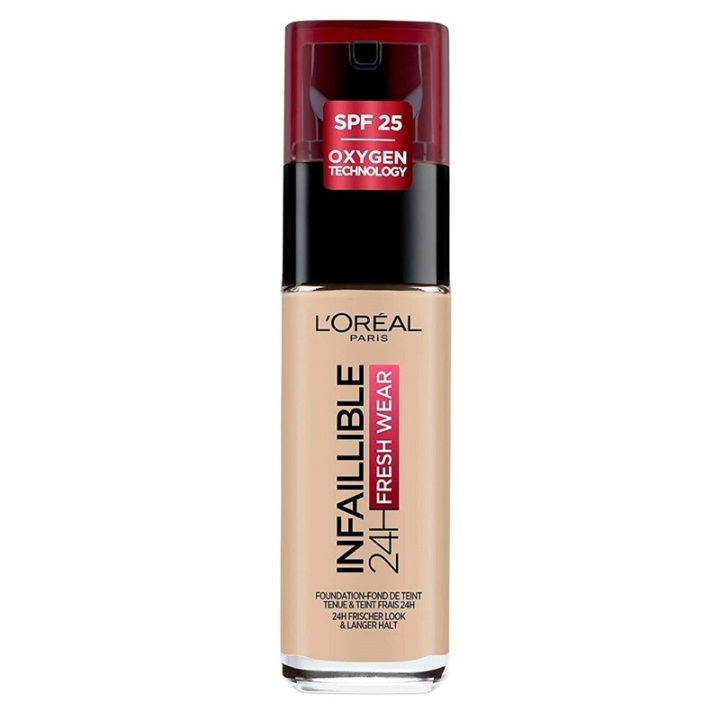 L\'Oreal LOréal Paris Infallible 24H Fresh Wear 130 True Beige 30ml in the group BEAUTY & HEALTH / Makeup / Facial makeup / Foundation at TP E-commerce Nordic AB (D35693)