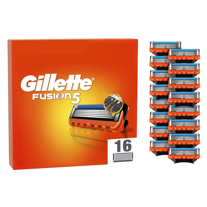 Gillette Rakblad Fusion5 16st - Storpack in the group BEAUTY & HEALTH / Hair & Styling / Shaving & Trimming / Razors & Accessories at TP E-commerce Nordic AB (D35782)