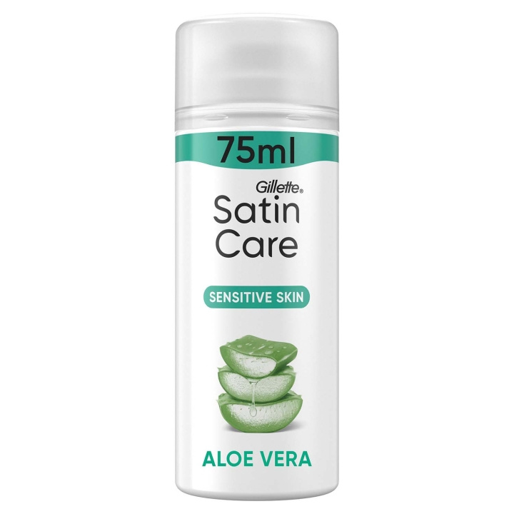 Gillette Venus Rakgel Satin Care för Kvinnor med en touch av Aloe Vera för Känslig Hud, 75ml in the group BEAUTY & HEALTH / Hair & Styling / Shaving & Trimming at TP E-commerce Nordic AB (D35787)