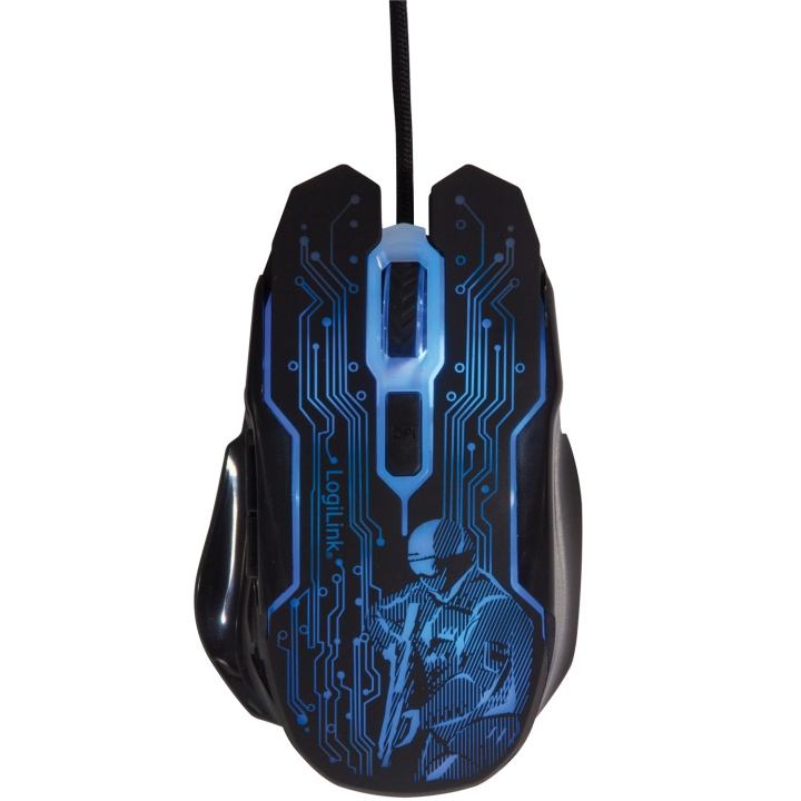 LogiLink Gamingmus USB 6-knappar 2400 dpi in the group COMPUTERS & PERIPHERALS / GAMING / Mice at TP E-commerce Nordic AB (D35818)