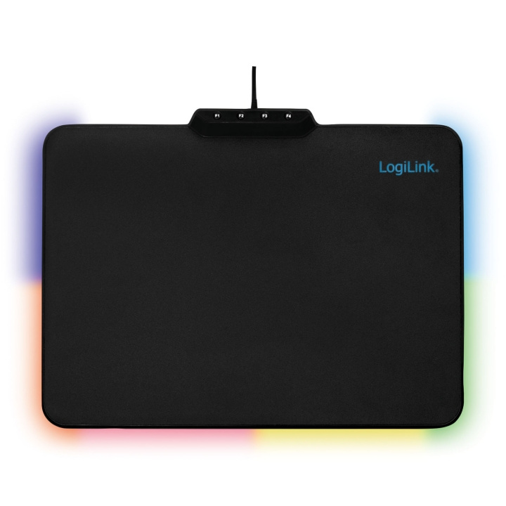 LogiLink Gamingmusmatta RGB 360x270mm Svart in the group COMPUTERS & PERIPHERALS / GAMING / Mouse pad at TP E-commerce Nordic AB (D35819)