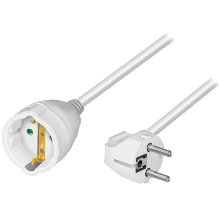LogiLink Förlängningskabel Jordad Inomhus Vit 2m in the group HOME, HOUSEHOLD & GARDEN / Electricity & Lighting / Power strips at TP E-commerce Nordic AB (D35823)