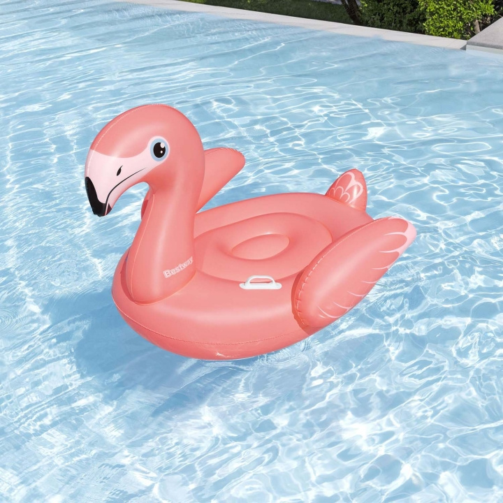 Bestway Badmadrass Fancy Flamingo 1,38 x 1,07 m in the group TOYS, KIDS & BABY PRODUCTS / Outdoor toys / Bath toys at TP E-commerce Nordic AB (D35843)