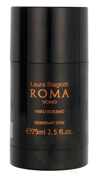 Laura Biagiotti Roma Uomo Nero Estremo Deostick 75 ml in the group BEAUTY & HEALTH / Fragrance & Perfume / Deodorants at TP E-commerce Nordic AB (D35864)