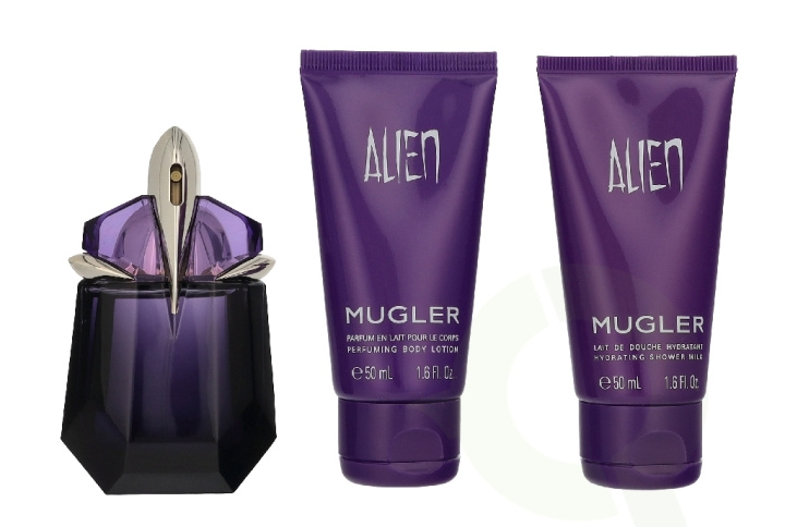 Thierry Mugler Alien Giftset 130 ml Edp Spray 30ml/Body Lotion 50ml/Shower Gel 50ml in the group BEAUTY & HEALTH / Gift sets / Gift sets for her at TP E-commerce Nordic AB (D35905)