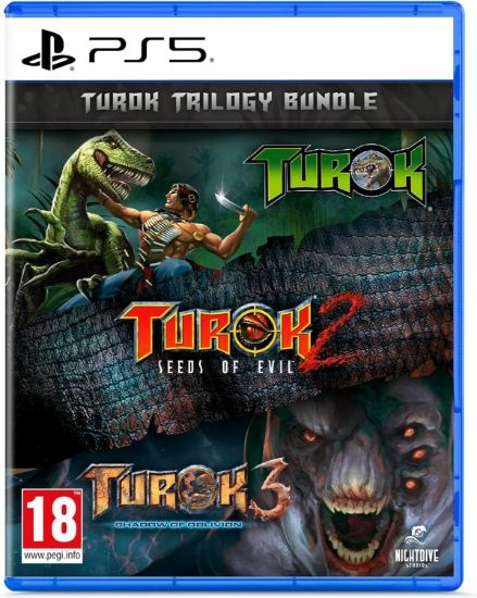 Turok Trilogy Bundle (PS5) in the group HOME ELECTRONICS / Game consoles & Accessories / Sony PlayStation 5 / Games at TP E-commerce Nordic AB (D36054)