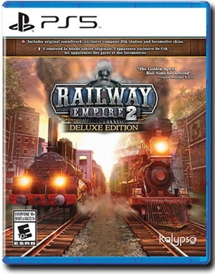 Railway Empire 2 Deluxe Edition (Import) (PS5) in the group HOME ELECTRONICS / Game consoles & Accessories / Sony PlayStation 5 / Games at TP E-commerce Nordic AB (D36091)