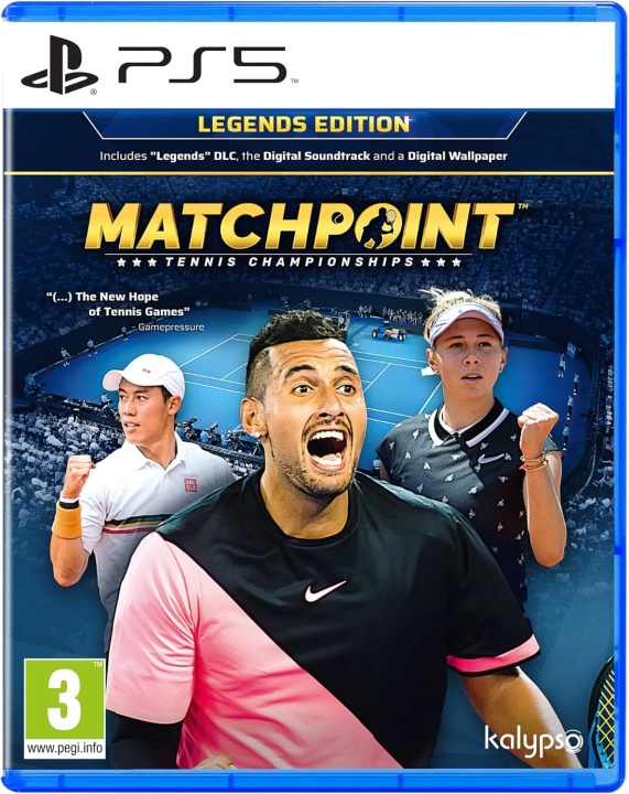 Matchpoint: Tennis Championships - Legends Edition (FR/Multi in game) (PS5) in the group HOME ELECTRONICS / Game consoles & Accessories / Sony PlayStation 5 / Games at TP E-commerce Nordic AB (D36234)