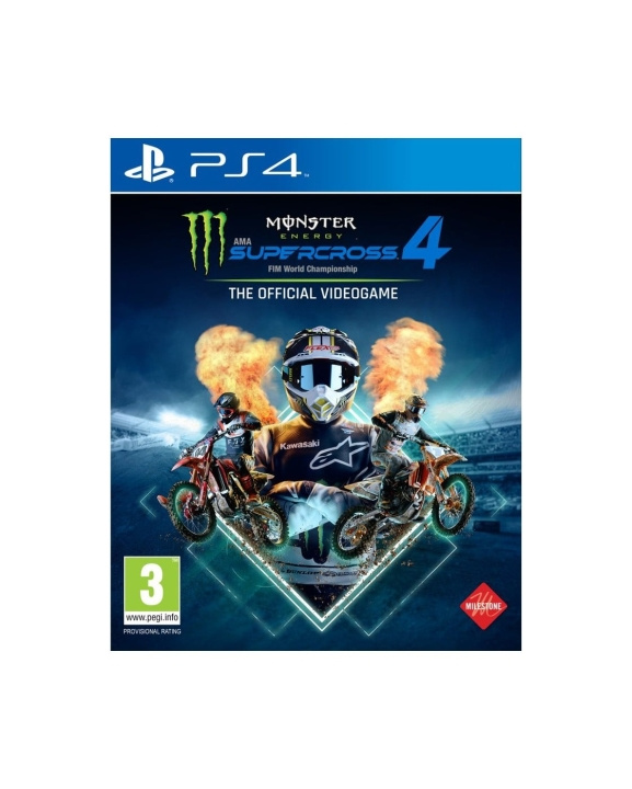 Milestone Monster Energy Supercross - The Official Videogame 4 in the group HOME ELECTRONICS / Game consoles & Accessories / Sony PlayStation 4 / Games at TP E-commerce Nordic AB (D36461)