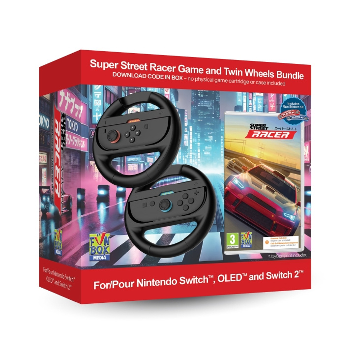 iMP TECH Super Street: Racer Game with Twin Racing Wheels Bundle in the group HOME ELECTRONICS / Game consoles & Accessories / Nintendo Switch 2 / Games at TP E-commerce Nordic AB (D36497)