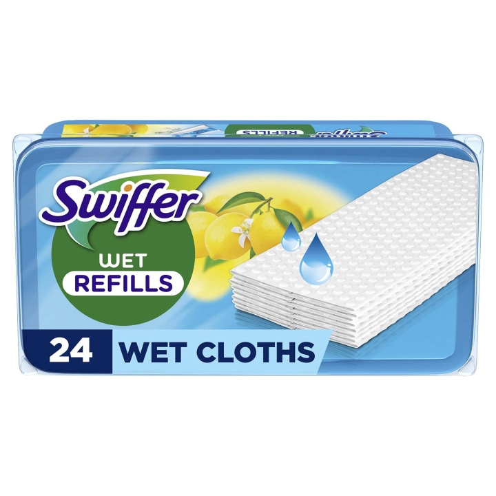Swiffer Dammvippa refiller 24st fuktiga med citrusdoft in the group HOME, HOUSEHOLD & GARDEN / Cleaning products / Laundry at TP E-commerce Nordic AB (D36585)