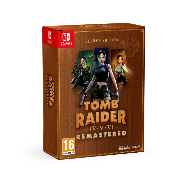 Tomb Raider IV-VI Remastered Starring Laracroft (Deluxe Edition) (Switch) in the group HOME ELECTRONICS / Game consoles & Accessories / Nintendo Switch / Games at TP E-commerce Nordic AB (D36888)