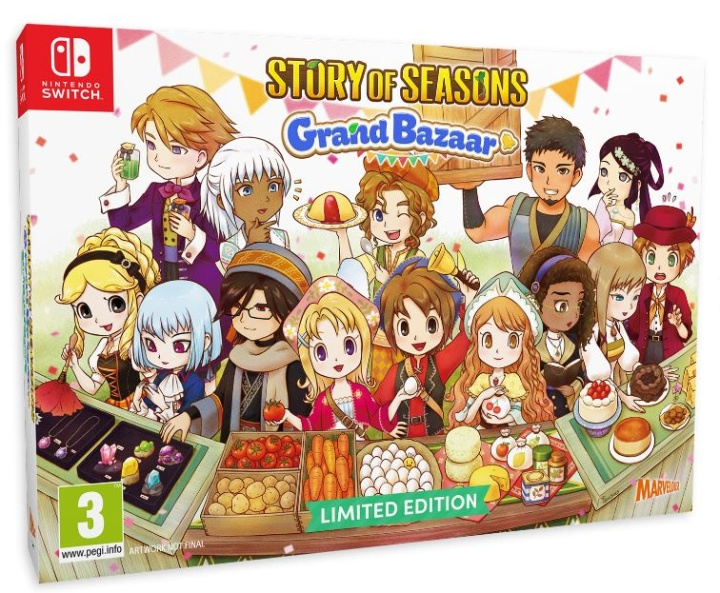Story of Seasons: Grand Bazaar (Limited Edition) (Switch) in the group HOME ELECTRONICS / Game consoles & Accessories / Nintendo Switch / Games at TP E-commerce Nordic AB (D36932)