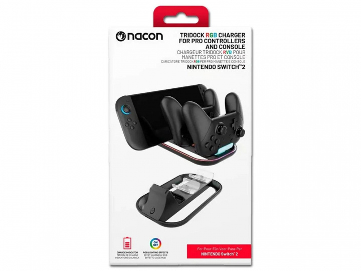 NACON Tri Opladningsstation til Nintendo Switch II in the group HOME ELECTRONICS / Game consoles & Accessories / Nintendo Switch 2 / Accessories at TP E-commerce Nordic AB (D36944)