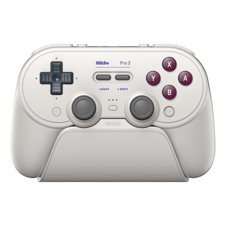 8Bitdo Pro 3 Bluetooth Gamepad G Classic - Grey in the group HOME ELECTRONICS / Game consoles & Accessories at TP E-commerce Nordic AB (D36947)