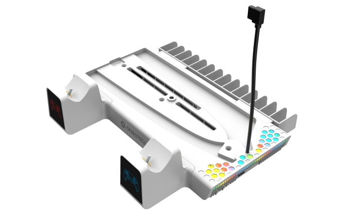 Oniverse Ps5 Nexus 5 Multifunction Stand For Ps5 - White in the group HOME ELECTRONICS / Game consoles & Accessories / Sony PlayStation 5 / Accessories at TP E-commerce Nordic AB (D36974)
