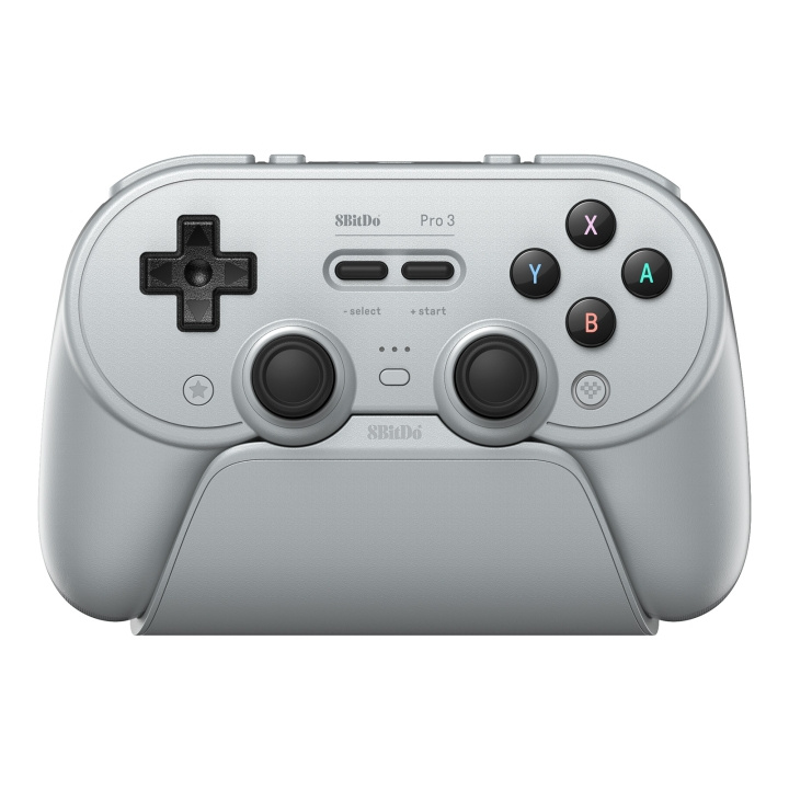 8Bitdo Pro 3 Bluetooth Gamepad - Gray in the group HOME ELECTRONICS / Game consoles & Accessories at TP E-commerce Nordic AB (D37003)