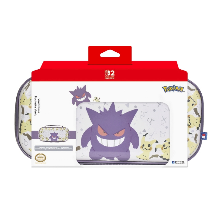 Hori Vault Case for Switch 2 - Gengar & Mimikyu - Purple in the group HOME ELECTRONICS / Game consoles & Accessories / Nintendo Switch 2 at TP E-commerce Nordic AB (D37036)
