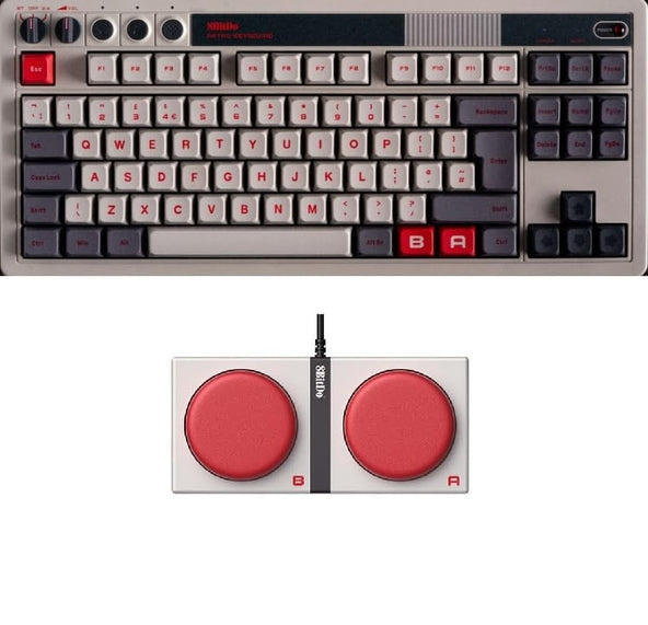 8BitDo - Retro 108 Mechanical Keyboard - N Edition (UK) in the group COMPUTERS & PERIPHERALS / Mice & Keyboards / Keyboards at TP E-commerce Nordic AB (D37039)