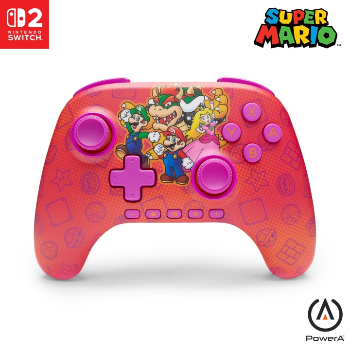 PowerA Advantage Wireless Controller for Nintendo Switch 2 - Mario and Friends in the group HOME ELECTRONICS / Game consoles & Accessories / Nintendo Switch 2 / Accessories at TP E-commerce Nordic AB (D37067)
