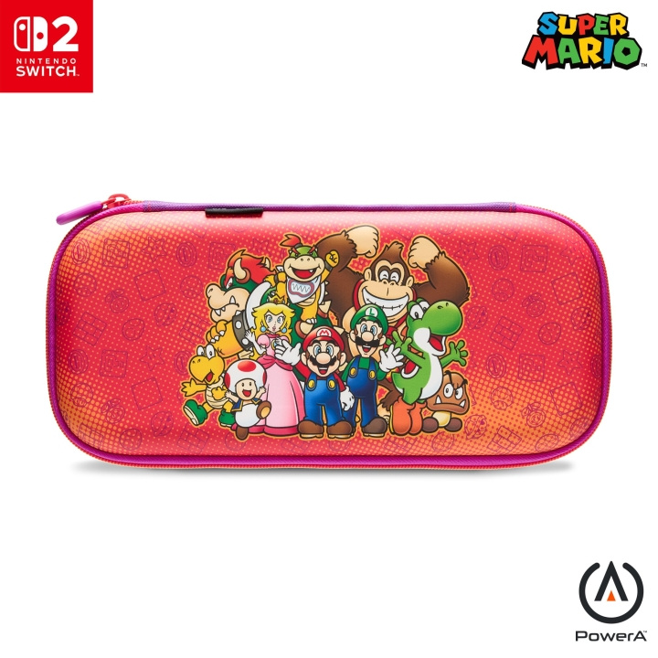 PowerA Slim Case for Nintendo Switch 2 - Mario and Friends, Officially Licensed, Protective Case, Holds 10 Game Cards in the group HOME ELECTRONICS / Game consoles & Accessories / Nintendo Switch 2 / Accessories at TP E-commerce Nordic AB (D37074)