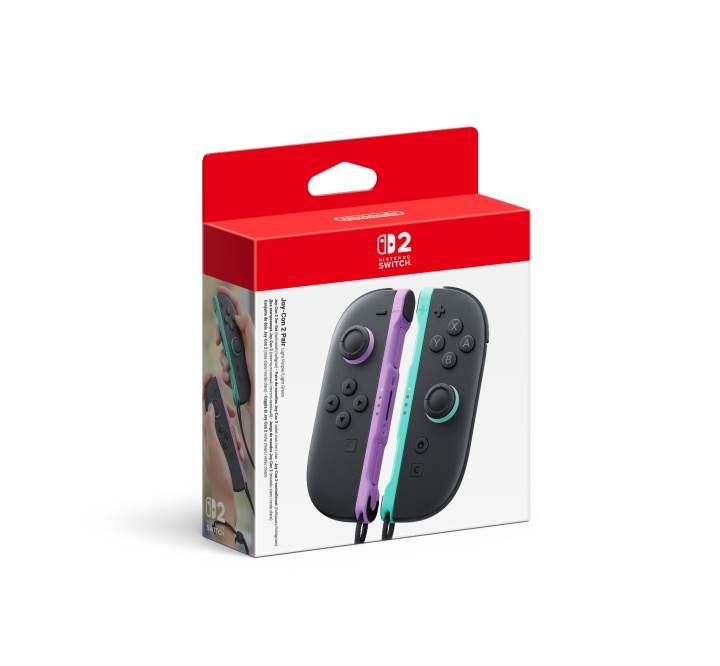 Nintendo Joy-Con 2 Pair Light Purple/Light Green in the group HOME ELECTRONICS / Game consoles & Accessories / Nintendo Switch 2 / Accessories at TP E-commerce Nordic AB (D37122)