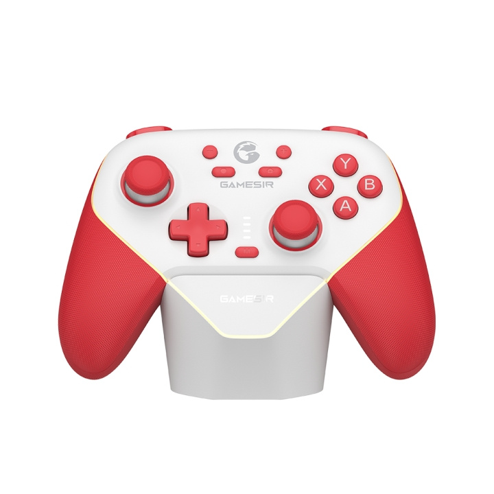 GameSir Super Nova Multiplatform Gamepad - Red & White in the group HOME ELECTRONICS / Game consoles & Accessories / Nintendo Switch at TP E-commerce Nordic AB (D37190)