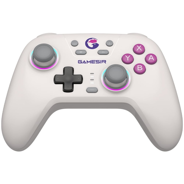 GameSir Nova HD Multiplatform Gamepad (Hall-Effect Sticks) - Retro White in the group HOME ELECTRONICS / Game consoles & Accessories / Nintendo Switch at TP E-commerce Nordic AB (D37193)