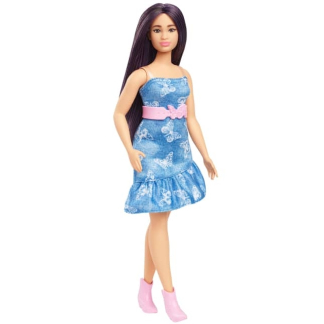 Barbie Fashionista Doll, Denim Butterfly Dress (HyT89) in the group TOYS, KIDS & BABY PRODUCTS / Toys / Docks & Accessories at TP E-commerce Nordic AB (D37234)