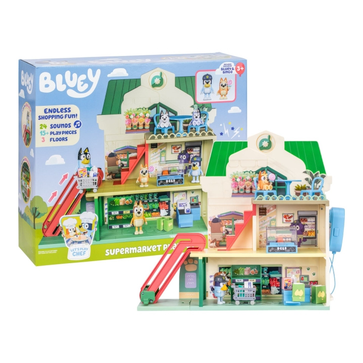 Bluey Supermarket Playset (90328) in the group TOYS, KIDS & BABY PRODUCTS / Toys / Play set at TP E-commerce Nordic AB (D37235)