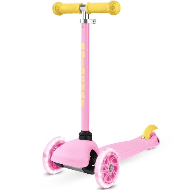 Bold Cube Children\'s Scooter - Tenny 3 Wheel Scooter Pink (SKY008) in the group TOYS, KIDS & BABY PRODUCTS / Outdoor toys / Bicycles & Scooters at TP E-commerce Nordic AB (D37276)
