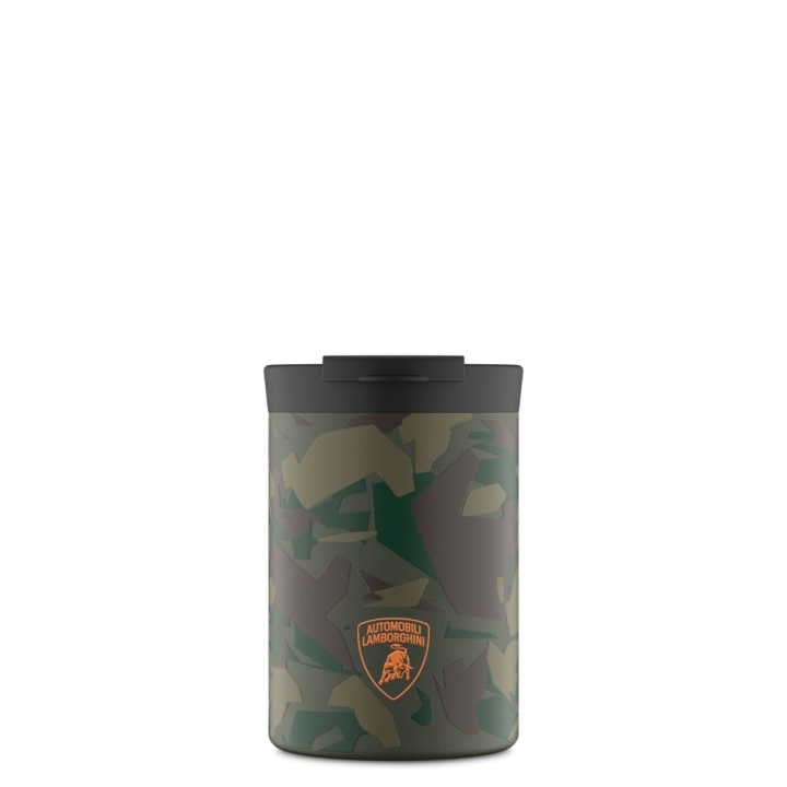 24Bottles Travel Tumbler - Military Green - 350 ml in the group Sport, leisure & Hobby / Outdoor recreation / Thermoses & Water Bottles at TP E-commerce Nordic AB (D37288)