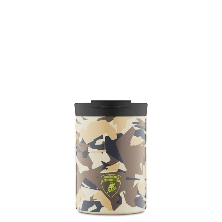 24Bottles Travel Tumbler - Lamborghini Sterrato - Sand - 350 ml in the group Sport, leisure & Hobby / Outdoor recreation / Thermoses & Water Bottles at TP E-commerce Nordic AB (D37290)