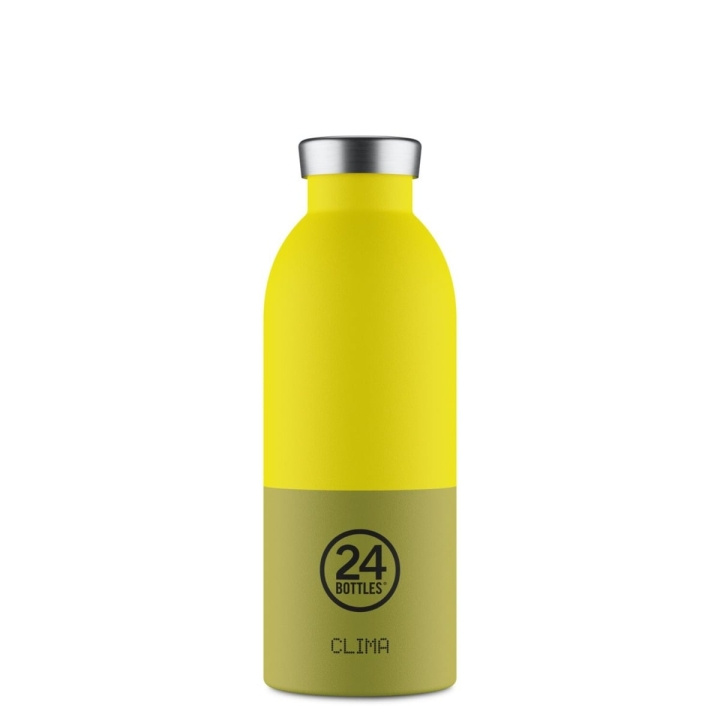 24Bottles Clima - Grøn, Gul - 500 ml in the group Sport, leisure & Hobby / Outdoor recreation / Thermoses & Water Bottles at TP E-commerce Nordic AB (D37355)