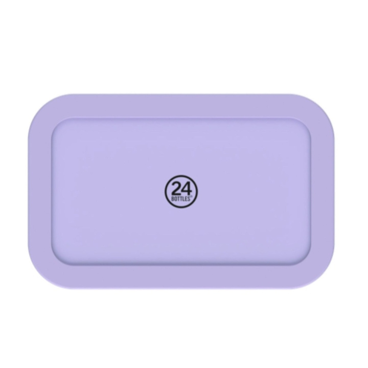 24Bottles Snackbox Erica - Lilla - Compact in the group HOME, HOUSEHOLD & GARDEN / Kitchen utensils / Lunch boxes & Food containers at TP E-commerce Nordic AB (D37358)