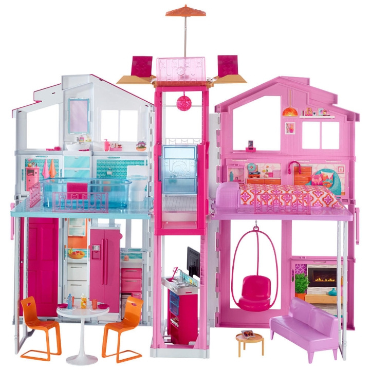 Barbie Malibu Town House (DLY32) in the group TOYS, KIDS & BABY PRODUCTS / Toys / Docks & Accessories at TP E-commerce Nordic AB (D37364)