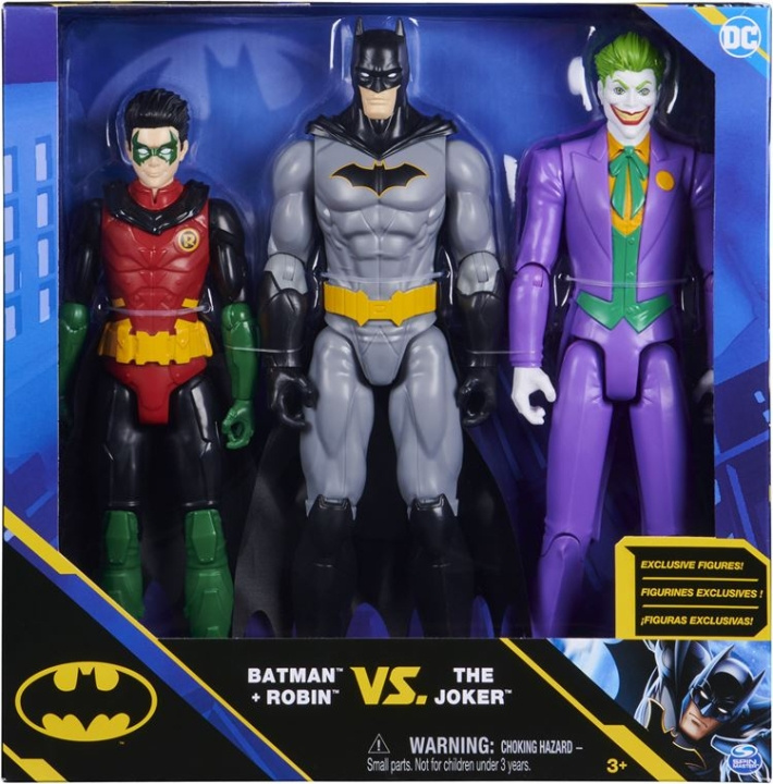 BATMAN 3 figure Pack 30cm Batman, Robin, Joker in the group TOYS, KIDS & BABY PRODUCTS / Toys / Figures, Miniatures & accessories at TP E-commerce Nordic AB (D37418)