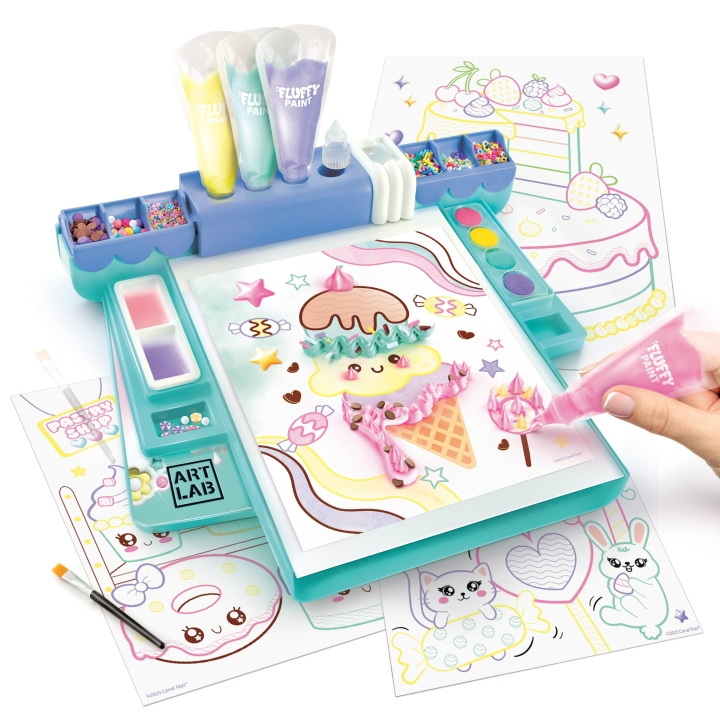 Art Lab Fluffy Paint Studio (123017) in the group TOYS, KIDS & BABY PRODUCTS / Toys / Crafts at TP E-commerce Nordic AB (D37435)
