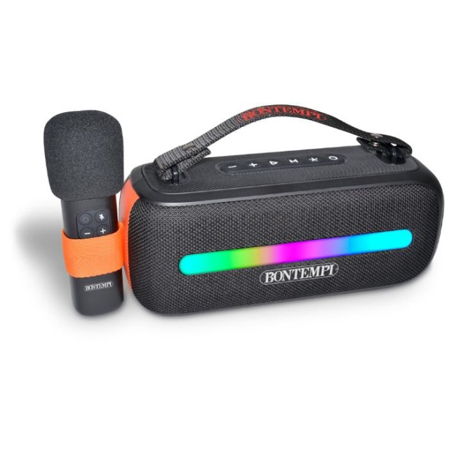 Bontempi Wireless Speaker w. Microphone and Light Effects (491050) in the group HOME ELECTRONICS / Audio & Picture / Speakers & accessories / Bluetooth Speakers at TP E-commerce Nordic AB (D37436)
