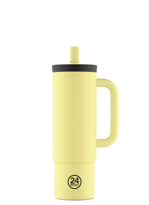 24Bottles Straw Cup - Citrus - 800 ml in the group Sport, leisure & Hobby / Outdoor recreation / Thermoses & Water Bottles at TP E-commerce Nordic AB (D37459)