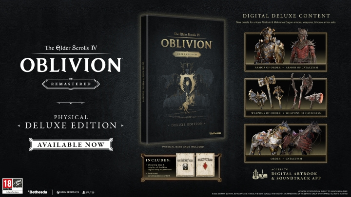 The Elder Scrolls IV: Oblivion Remastered (Deluxe Edition) (XSeriesX) in the group HOME ELECTRONICS / Game consoles & Accessories / Xbox Series X / Games at TP E-commerce Nordic AB (D37512)