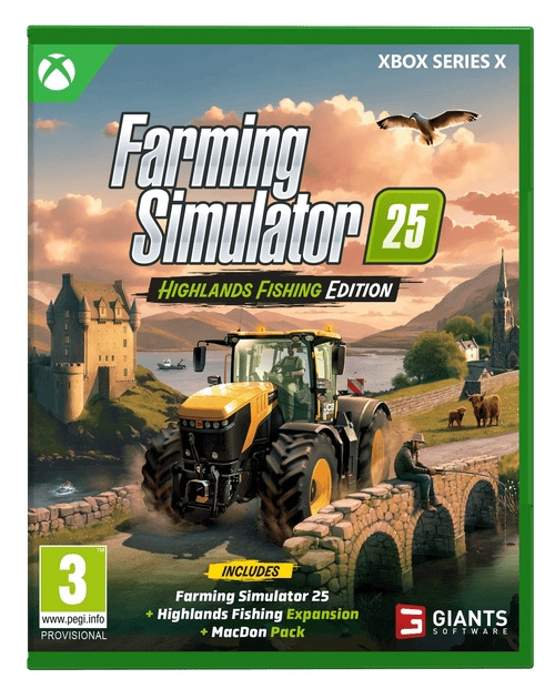 Farming Simulator 25: Highlands Fishing Edition (XSeriesX) in the group HOME ELECTRONICS / Game consoles & Accessories / Xbox Series X / Games at TP E-commerce Nordic AB (D37538)