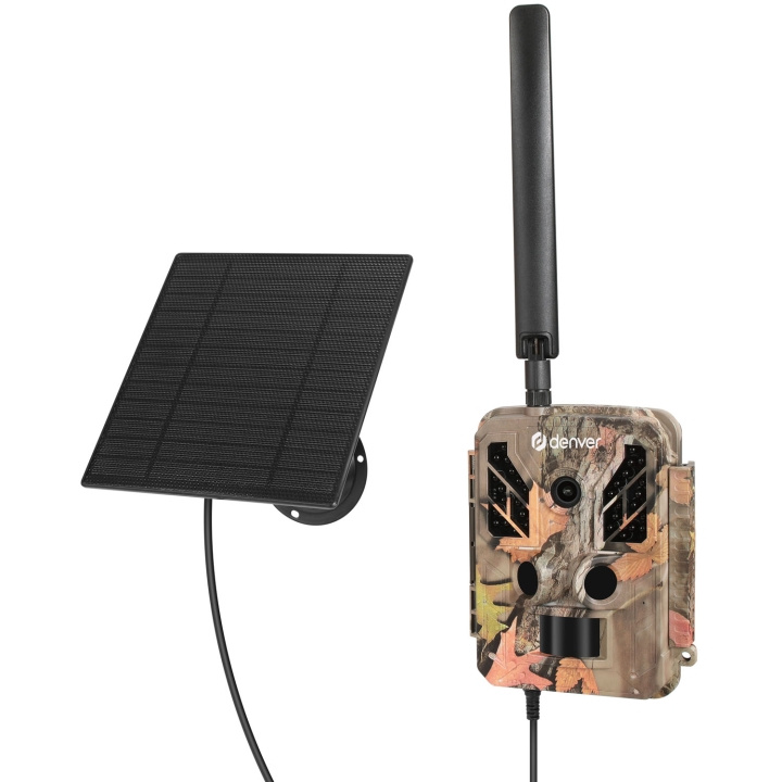 Denver Åtelkamera 4G Solcell IP67 WSL-8050 in the group HOME ELECTRONICS / Photo & Video / Wildlife/Trail cameras at TP E-commerce Nordic AB (D37581)