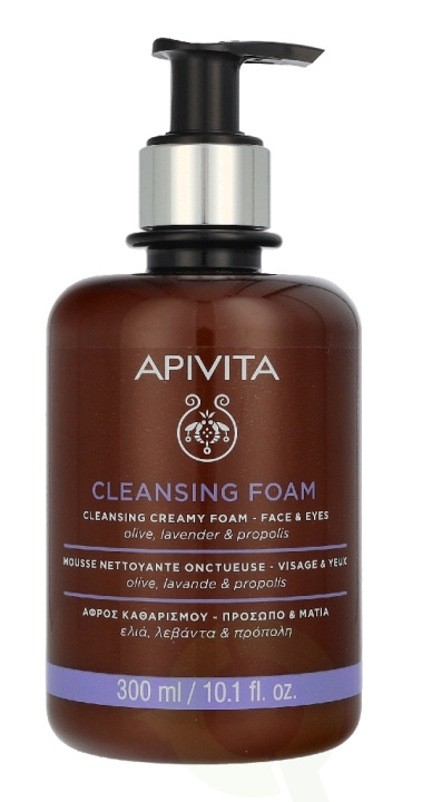 Apivita Face & Eye Foam Cleanser 300 ml in the group BEAUTY & HEALTH / Skin care / Face / Cleaning at TP E-commerce Nordic AB (D37608)