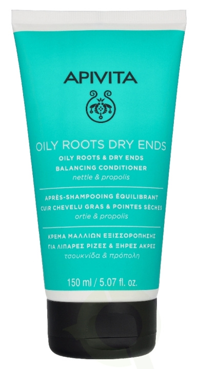 Apivita Oily Roots & Dry Ends Conditioner 150 ml Nettle & Propolis in the group BEAUTY & HEALTH / Hair & Styling / Hair care / Conditioner at TP E-commerce Nordic AB (D37611)