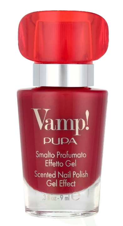 Pupa Milano Pupa Vamp! Scented Nail Polish Gel Effect 9 ml #221 Infinite Burgundy in the group BEAUTY & HEALTH / Manicure / Pedicure / Nail polish at TP E-commerce Nordic AB (D37754)