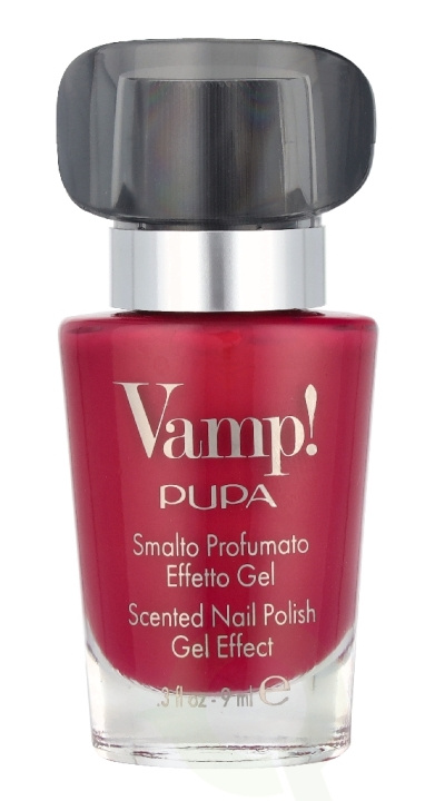 Pupa Milano Pupa Vamp! Scented Nail Polish Gel Effect 9 ml #317 Hypnotic Cherry in the group BEAUTY & HEALTH / Manicure / Pedicure / Nail polish at TP E-commerce Nordic AB (D37756)