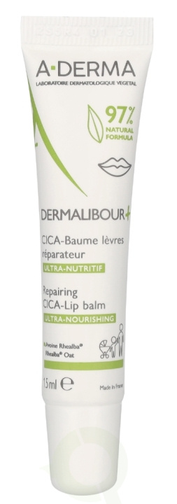 A-Derma Dermalibour+ Repairing Cica-Lip Balm 15 ml in the group BEAUTY & HEALTH / Makeup / Lips / Lip balm at TP E-commerce Nordic AB (D37788)