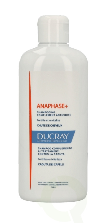 Ducray Anaphase+ Anti-Hairloss Complement Shampoo 400 ml in the group BEAUTY & HEALTH / Hair & Styling / Hair care / Schampoo at TP E-commerce Nordic AB (D37790)