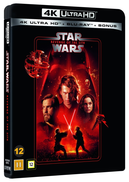 Star Wars : Episode 3 - REVENGE OF THE SITH - 3-disc (4K UHD + BD) in the group HOME ELECTRONICS / Audio & Picture / TV & Accessories / Movies / Blu-ray at TP E-commerce Nordic AB (D37843)